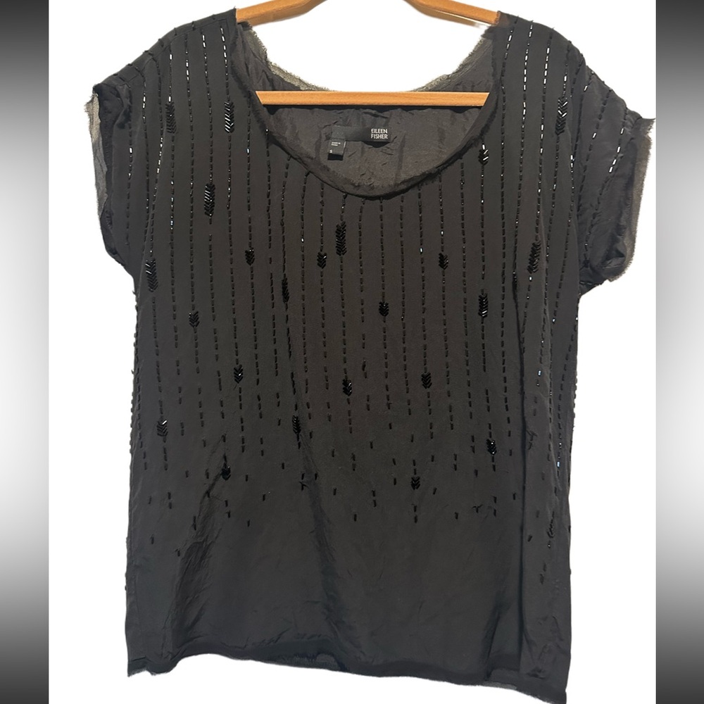 Eileen Fisher silk top size s